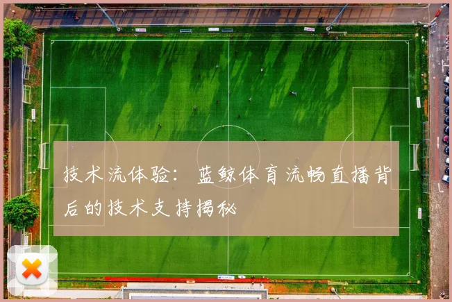 技术流体验：蓝鲸体育流畅直播背后的技术支持揭秘